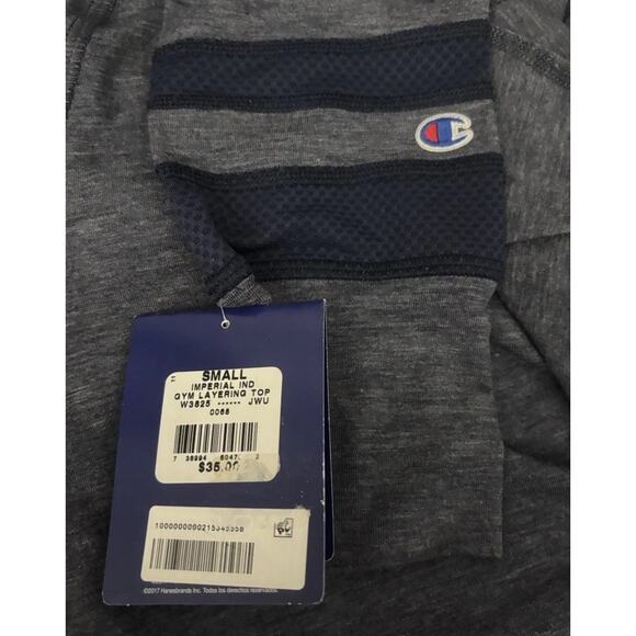Champion Gym Issue Layering Thin Hoodie Top NWT $35 Size Small Blue - Picture 8 of 15